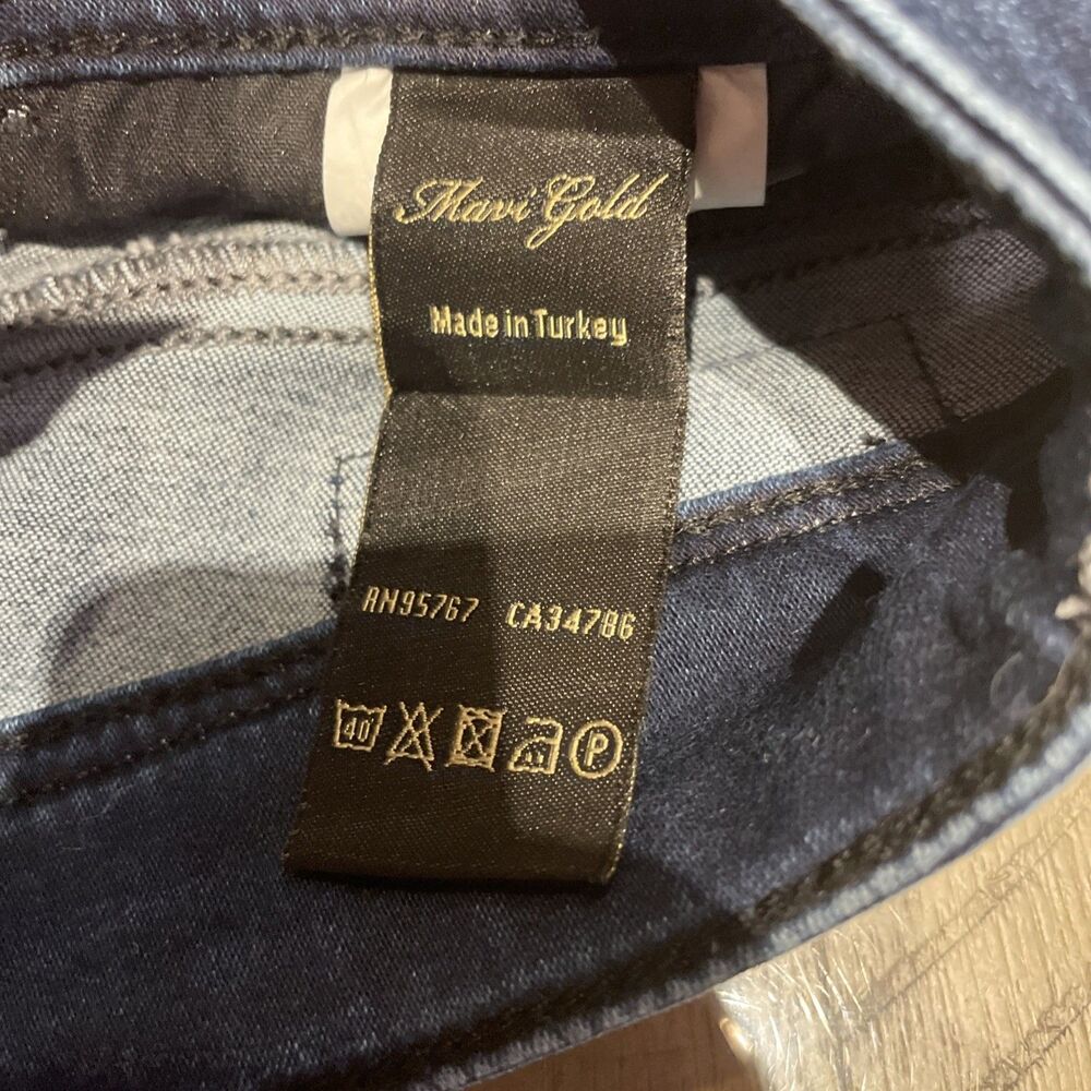 Mavi Gold Jeans Women 27/33 Blue Denim - Picture 5 of 11